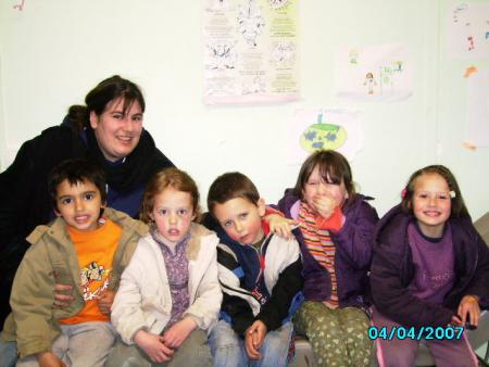 Johanna et ses petits marmottins au complet